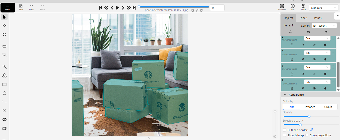 Polygon Annotation Example